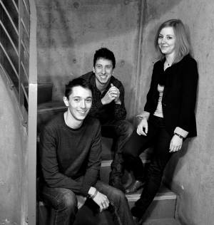 de gauche à droite Mickaël CUILLERAT, Vianney CHARMETTE et Aurélia DELSIGNORE