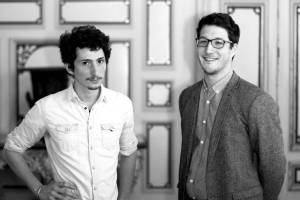 de gauche à droite XAVIER BUCCHIANERI, JÉRÉMIE RAY LAURÉATS DU prix DE LA JEUNE ARCHITECTURE DE LA VILLE DE LYON CATÉGORIE architecture, ambiances et cultures constructives